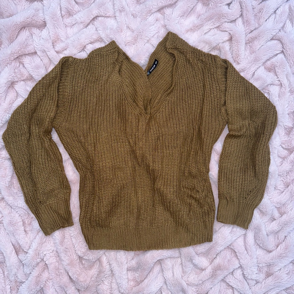 Twist Back Sweater
